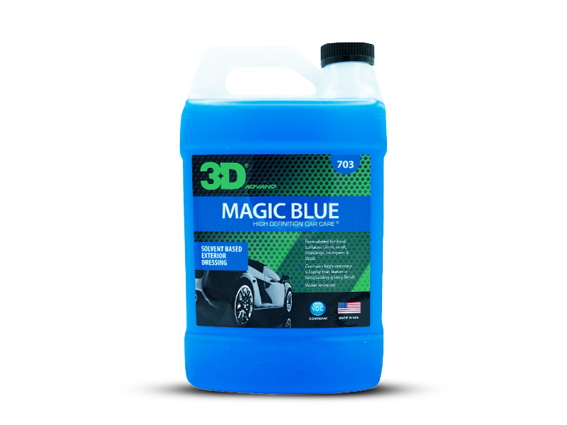 3D Magic Blue - Szilikonos gumi és műanyagápoló 3,78 L